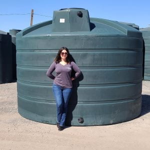 5,050 Gallon Water Storage Round Tank 129”D x 96”H