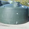 5,000 Gallon Green Plastic Water Storage Tank 144"D x 87"H-0