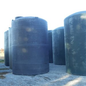 550 Gallon Vertical Water Storage Tank 48”D x 77”H
