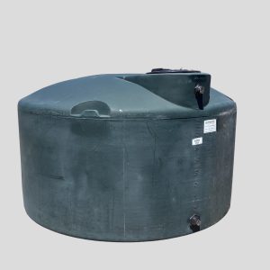 The image illustrates 1,100 Gallon Vertical Water Storage Tank 86″D x 53″H