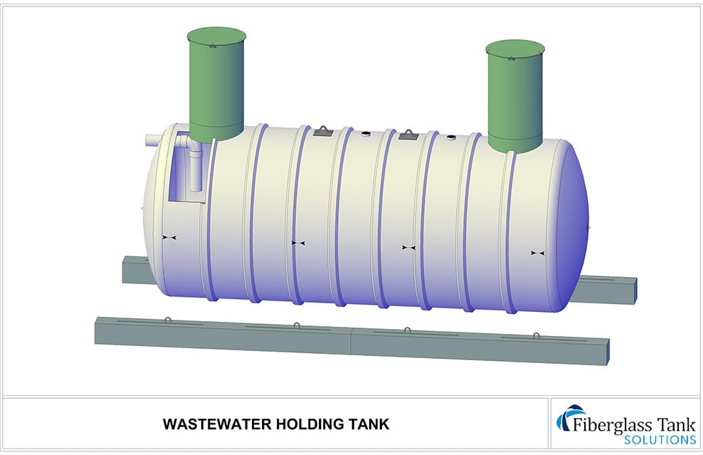 Holding Tanks for Decentralized Wastewater - Drawing