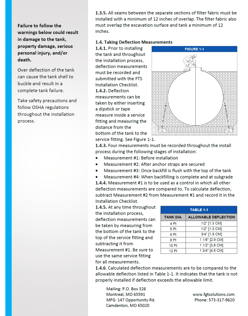 Backfill and Bedding Instructions Page 2