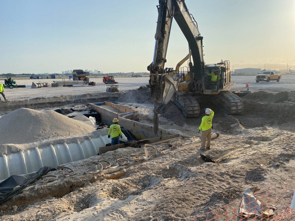 AFFF Tank Excavation