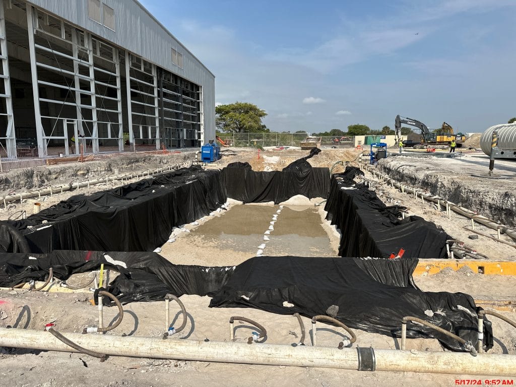 AFFF Excavated Installation Example