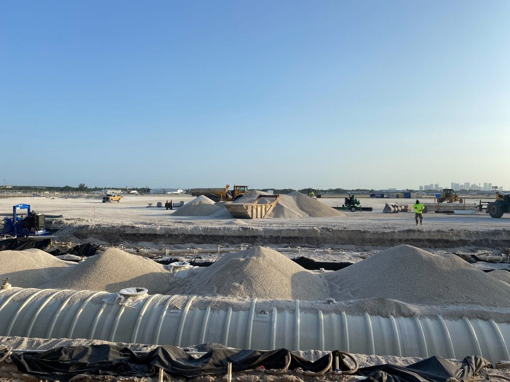 AFFF Storage Tanks Backfilling Installation