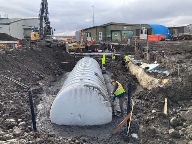 Fiberglass Tank Installation