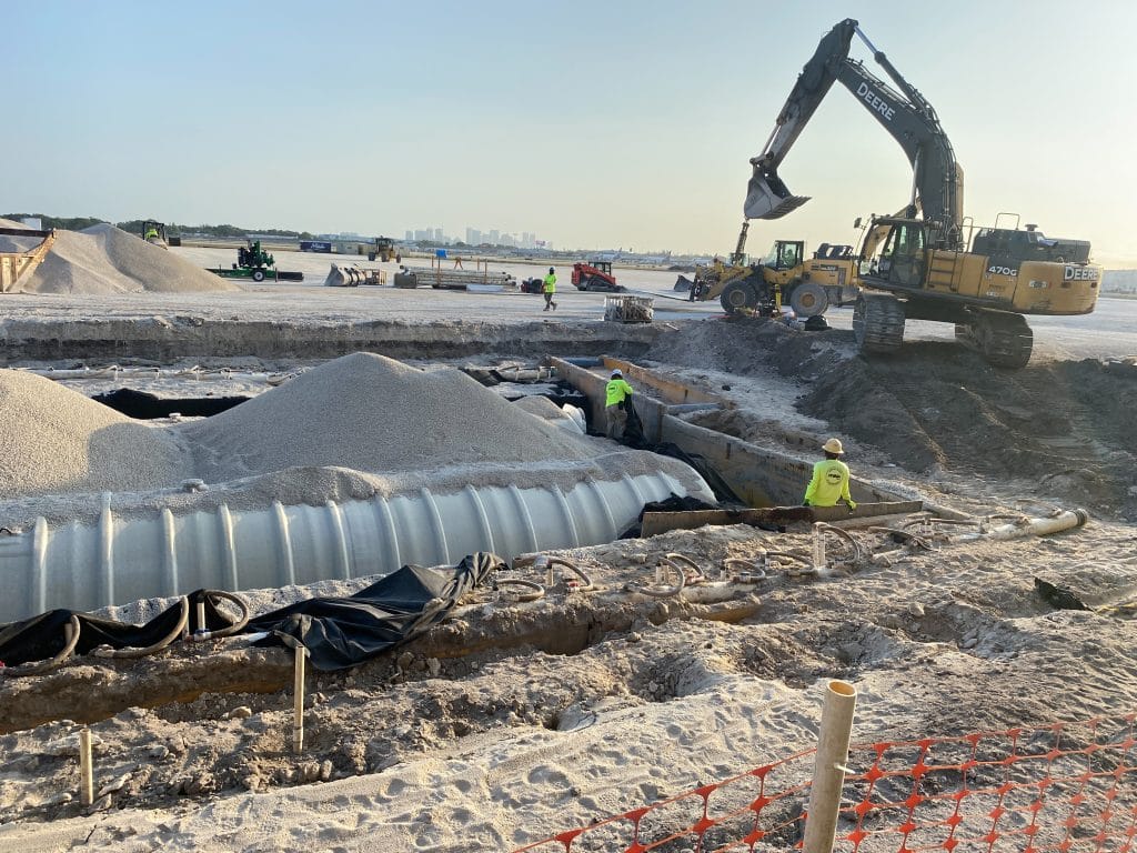 Underground Tanks Backfilling Installation