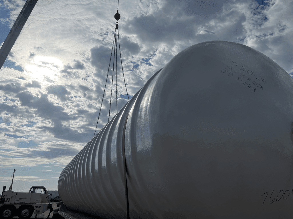 Fiberglass Tank and Skyline