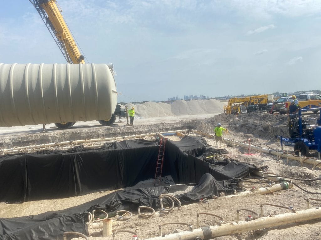 AFFF Capture Tank and Industrial Facility