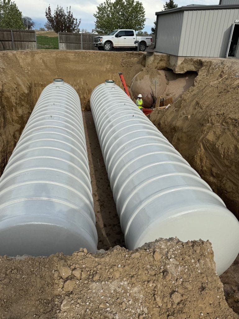 Underground Fiberglass Tank Palcement