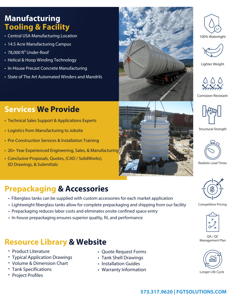 UST Water Brochure Page three