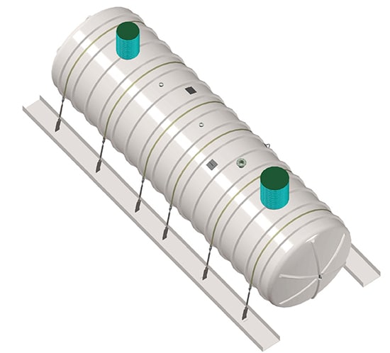 Illustration of an Underground Storage Tank